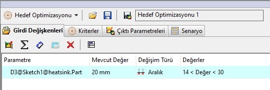 SOLIDWORKS Flow Simulation ile Parametrik Etütler akis analizi parametrik etut 9